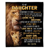 To My Daughter- From Dad - LionBlanket - A322 - Premium Blanket