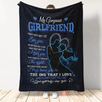 To My Girlfriend - From Boyfriend - A612 - Premium Blanket