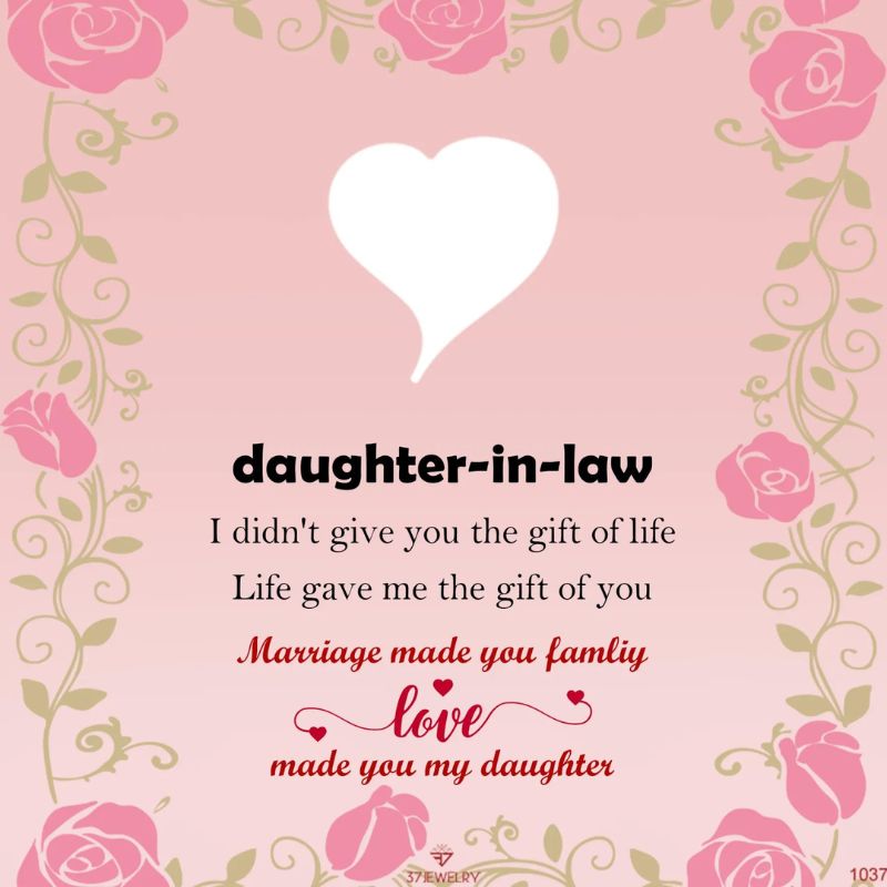 To My Daughter-in-law - Marriage Made You Family Love Made You My Daughter - Adjust Bracelet