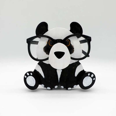 Handmade Dachshund Glasses Stand Lovely Panda