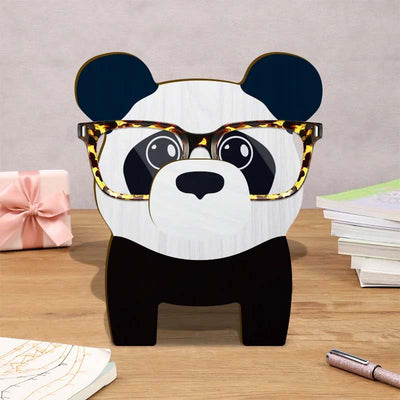 Handmade Dachshund Glasses Stand Big Eyes Panda