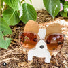 Handmade Dachshund Glasses Stand Lovely Papillon