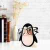 Handmade Glasses Stand Penguin