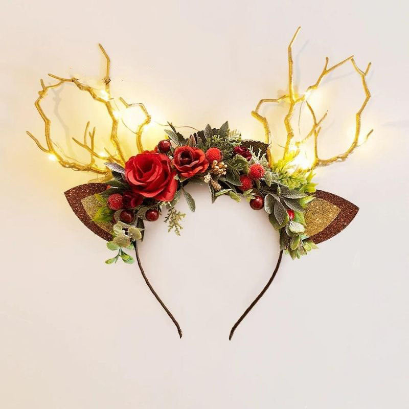 Reindeer Headband Christmas Reindeer Antler