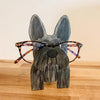 Handmade Glasses Stand Lovely Schnauzer