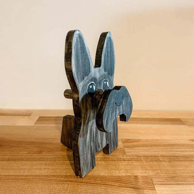 Handmade Dachshund Glasses Stand Lovely Schnauzer