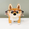 Handmade Glasses Stand Lovely ShibaInu