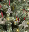 Solid Pewter Christmas Tree Ornament