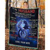 To My Husband - From Wife - F027 - Premium Blanket