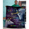 To My Son - From Mom - Unicorn A318 - Premium Blanket