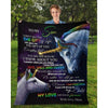 To My Son - From Mom - Unicorn A318 - Premium Blanket