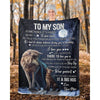 To My Son - From Mom - A323 - Premium Blanket