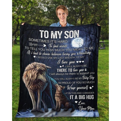 To My Son - From Mom - A323 - Premium Blanket