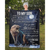 To My Son - From Mom - A323 - Premium Blanket