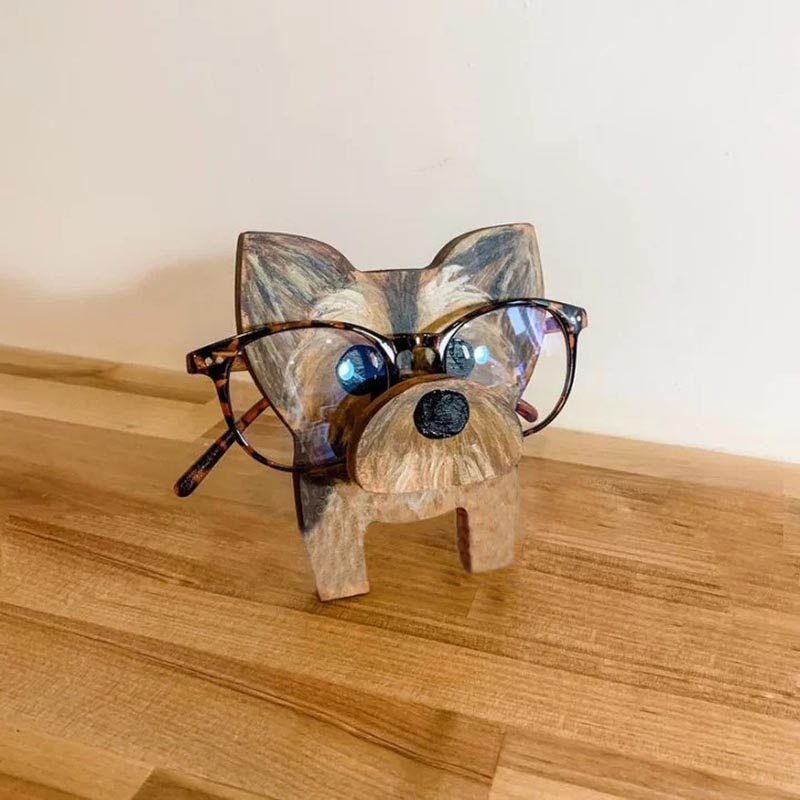 Handmade Dachshund Glasses Stand Lovely Yorkie