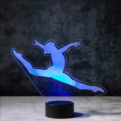 Gymnast 3D Illusion Lamp