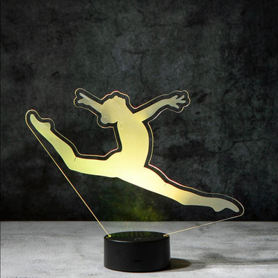 Gymnast 3D Illusion Lamp