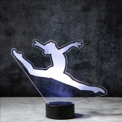 Gymnast 3D Illusion Lamp