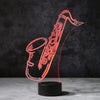 Saxophone 3D Illusion Lamp